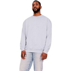 Casual Classics Mens Ringspun Cotton Extended Neckline Oversized Sweatshirt / He